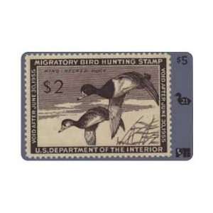  Collectible Phone Card Duck Hunting Stamp Card #21 Void 