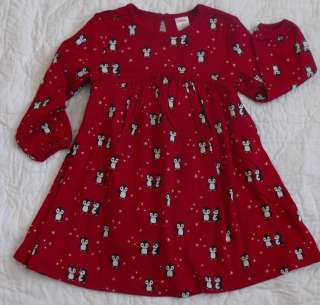   this is a red penguin pring dress from the gymboree penguin chalet