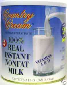 100% REAL Non Fat Instant Powdered Milk  
