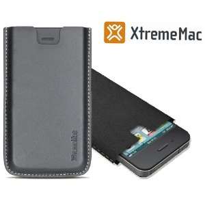  iTALKonline xTremeMac BLACK LEATHER Sleeve Pouch Wallet 