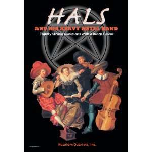  Hals and His Heavy Metal Band 44X66 Canvas