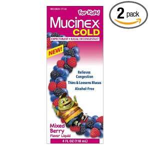  Mucinex Childrens Expectorant/decongestant (Pack of 2 