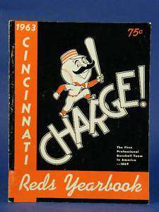 Baseball 1963 Cincinnati Reds Yearbook  