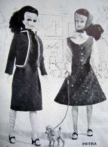 Vtg Barbie Knit Crochet Sew Wardrobe Pattern Book 1964  