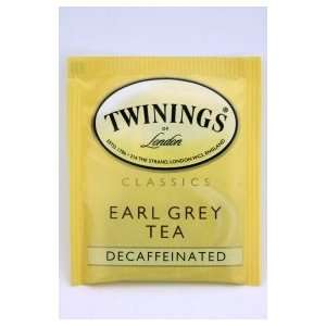 Twinings of London Earl Grey Decaffeinated Tea (Box of 20)