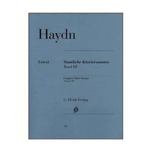  G. Henle Verlag Complete Piano Sonatas   Volume Iii By 