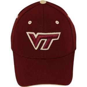  Virginia Tech Hokies Heritage One Fit Hat: Sports 