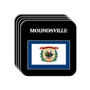 US State Flag   MOUNDSVILLE, West Virginia (WV) Set of 4 Mini Mousepad 