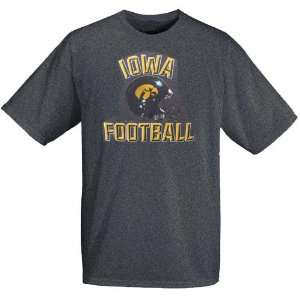  Nike Iowa Hawkeyes Charcoal Youth Football Helmet T shirt 