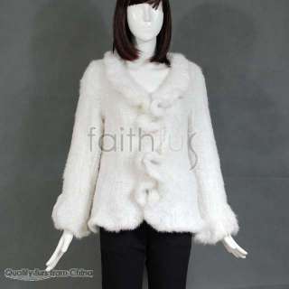 no ff ja mik 08c item ladies white mink fur knitted jackets materials 