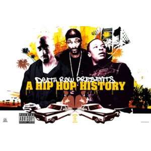   Death Row   A Hip Hop History   34.5 x 22.25 Poster