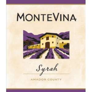  2006 Montevina Syrah 750ml Grocery & Gourmet Food