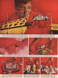 1963 GILBERT TOYS AD   AUTO RAMA/ERECTOR/AMERICAN FLYER  