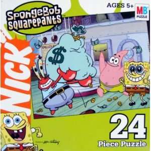   24pc. Spongebob Squarepants Krabby Bag O Money Puzzle Toys & Games