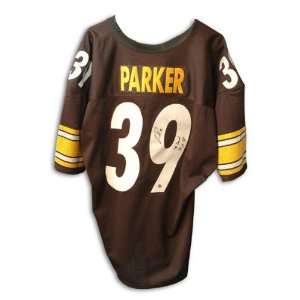  Willie Parker Autographed Jersey with SB Record 75 YD TD 