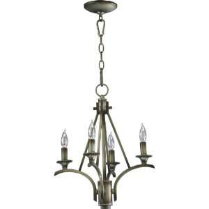   Antique Flemish Winslet Transitional 4 Light Chandelier from the Wins