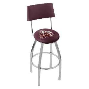   University Steel Logo Stool with Back and L8C4 Base: Home & Kitchen