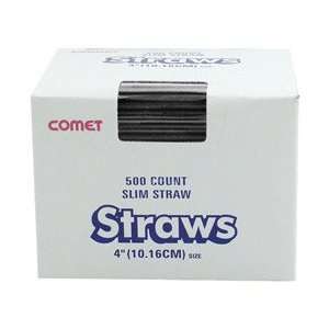  Slim Black Straws, 4 (04 0472) Category: Unwrapped Coffee 