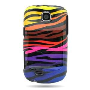  Hard Snap on Shield With MULTICOLOR ZEBRA Design Faceplate 