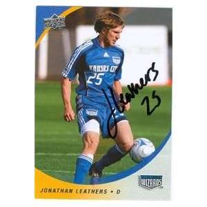   Leathers autographed Soccer trading Card (MLS Soccer) 