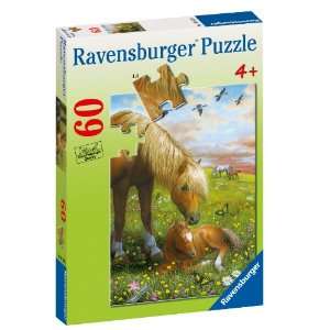    Ravensburger Hush Little Horsie   60 Pieces Puzzle: Toys & Games