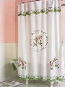 Hummingbird Bird Floral Flower Bathroom Fabric Shower Curtain Bath Rug 