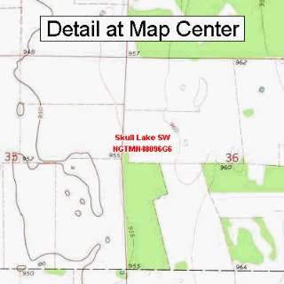  Map   Skull Lake SW, Minnesota (Folded/Waterproof)