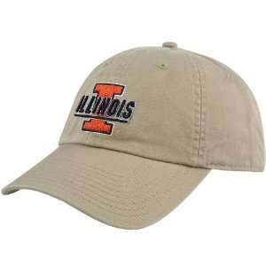   Nike Illinois Fighting Illini Khaki 3D Tailback Hat: Sports & Outdoors