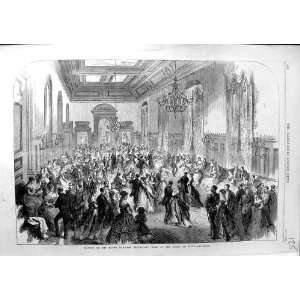   1868 HAVRE MARITIME MUSEUM BALL HOTEL DE VILLE FRANCE