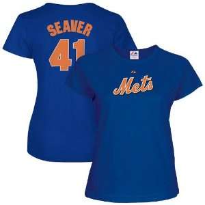 Tom Seaver New York Mets Womens Cooperstown Name & Number Tee:  