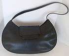 Maxx New York Black Pebble Leather Hobo Purse Handbag Shoulder Bag 