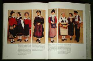 BOOK Swiss Folk Costume ethnic fashion history art Alps  