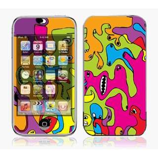  ~iTouch 1st Gen Skin Decal Sticker   Color Monsters 