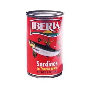 Iberia Sardines In Tomato Sauce 5.5 oz  Grocery & Gourmet 
