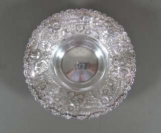 Schultz&Co.925 1000 Sterling Silver BALTIMORE ROSE Repousse Bowl 