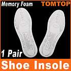 Pair Memory Foam Shoe Insole Anti Arthritis White Comfortable 