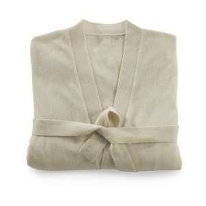 Williams Sonoma Home Cashmere Robe, Large, Ivory 
