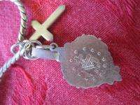 Vintage RELIGIOUS Catholic JEWELRY Keychain St. Christopher MEDAL 
