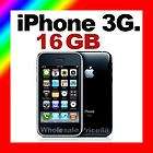 NEW BLACK Apple iPhone Unlocked 3G 16gb Phone GPS WiFi iPod mp3 Camera 