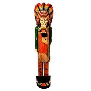  6.5 Foot Solid Wood Cigar Store Indian: Home & Kitchen