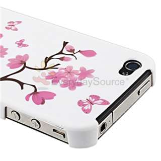 Butterfly Case+Charger+Cover+Cable For iPhone 4 4S 4G 4GS  