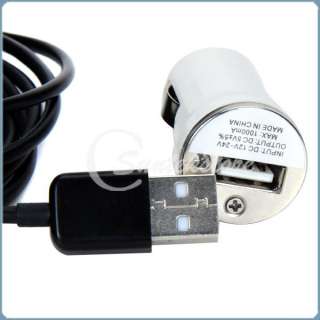 AUX Audio Cable + USB Car Charger Adapter for iPhone 4G  
