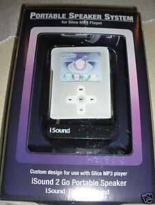 ISound Slice  Player Portable Speaker System  