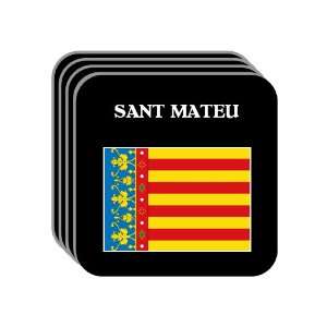   Comunitat Valenciana)   SANT MATEU Set of 4 Mini Mousepad Coasters