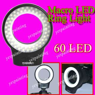 YONGNUO WJ 60 Macro Ring Photography Continuous LED Light for Canon 