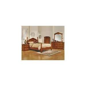  Coventry 6 Piece Bedroom Suite in Honey Pine Finish by 