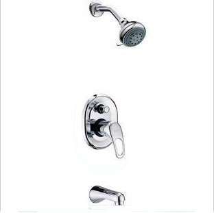 Wall Mounted Luxury Bathroom Rain Shower Faucet Set T48  
