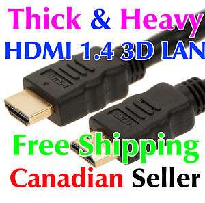 25FT 15FT 10FT 6FT 3FT **Premium Gold** HDMI 1.4 3D Cable Adapter HD 