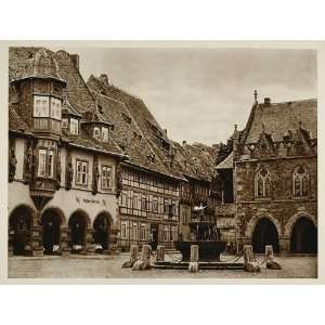 1925 Marktplatz Goslar Germany German Architecture 