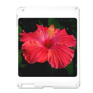  iPad 2 Case White of Red Hibiscus Bloom 